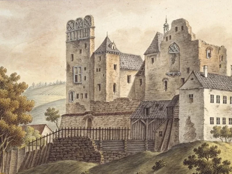 1746-Loes Botman - Castello di Lischna, distretto di Kauřzim